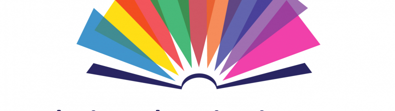 event logo, in the shape of a colourful fan