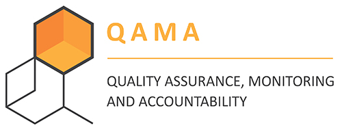 Logo: Quality Assurance, Monitoring and Accountability (QAMA)