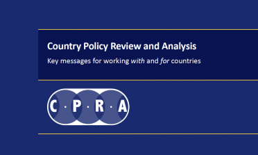 Cover of the CPRA summary report