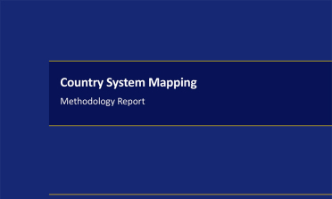 Front cover of the Country System Mapping Methodology Report