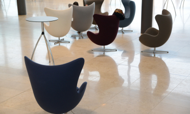 chairs in a conference hall