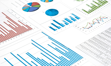 image of graphs and bar charts