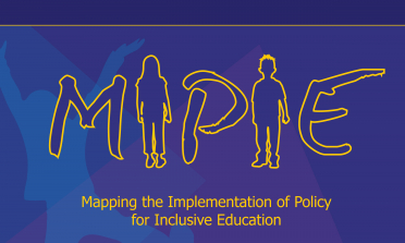 cover of the Mapping the Implementation of Policy for Inclusive Education summary report