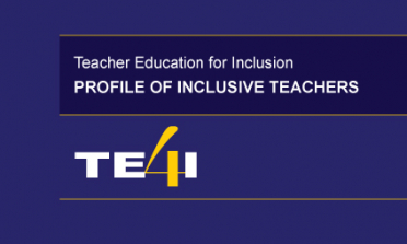 cover for the Teacher Education for Inclusion – Profile of Inclusive Teachers report