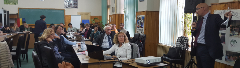 participants at the peer counselling activity in Bucharest