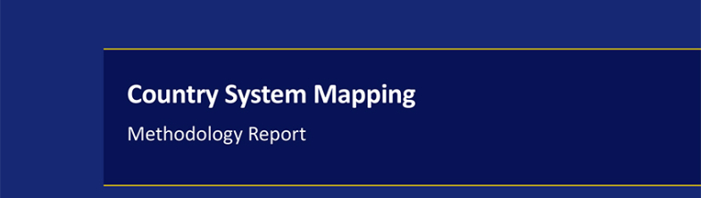 Front cover of the Country System Mapping Methodology Report