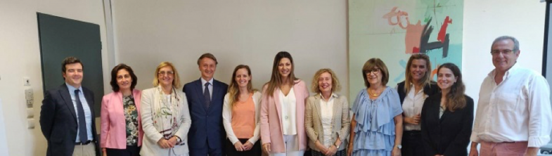 Representatives from the Agency and the SRSS meet Ms Sofia Zacharaki, Vice Minister of MERA