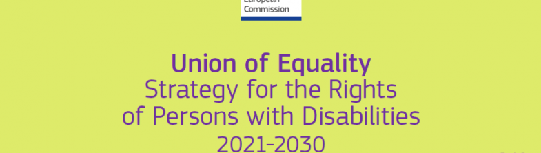 Cover of the Strategy for the Rights of Persons with Disabilities 2021-2030