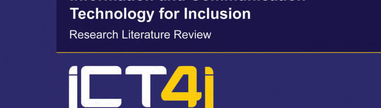 cover for the Information and Communication Technology for Inclusion Research Literature Review